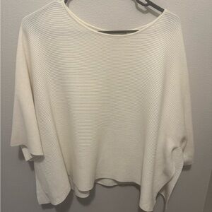 Fate Cream Dolman Sleeve Oversized Blouse